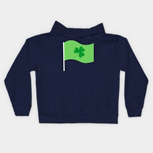 Irish Shamrock Flag Kids Hoodie